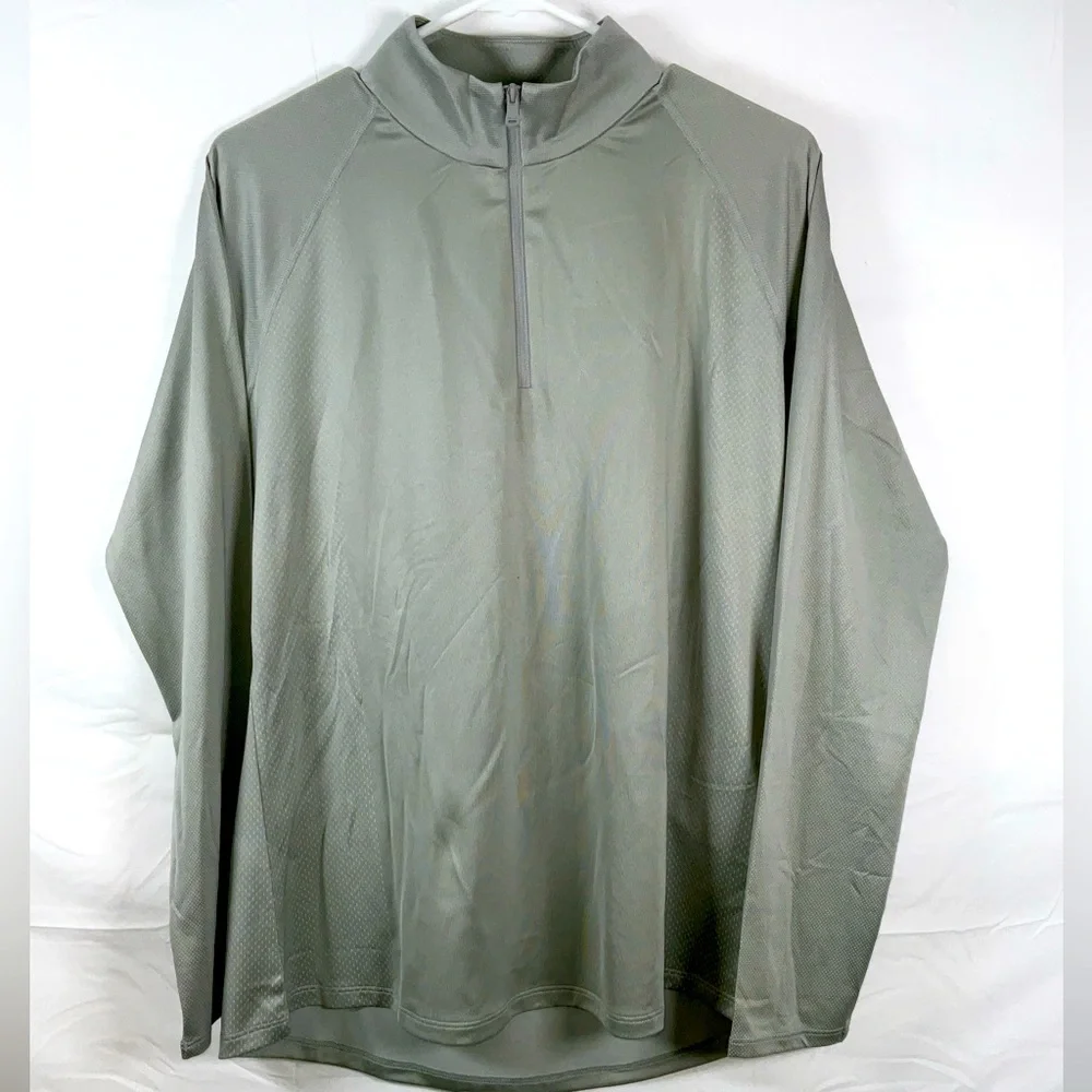 NWT Women’s Ralph Lauren RLX Quarter Zip Pullover‎ Athletic Jacket Gray Large